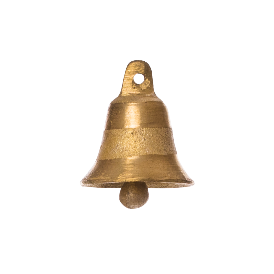 Oval-shaped Small Brass Bell n20 - Κουδούνια
