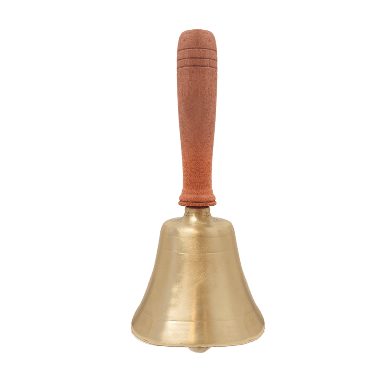 Bell with wooden handle N2