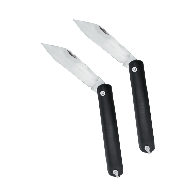 Handmade pocketknife with plastic handle