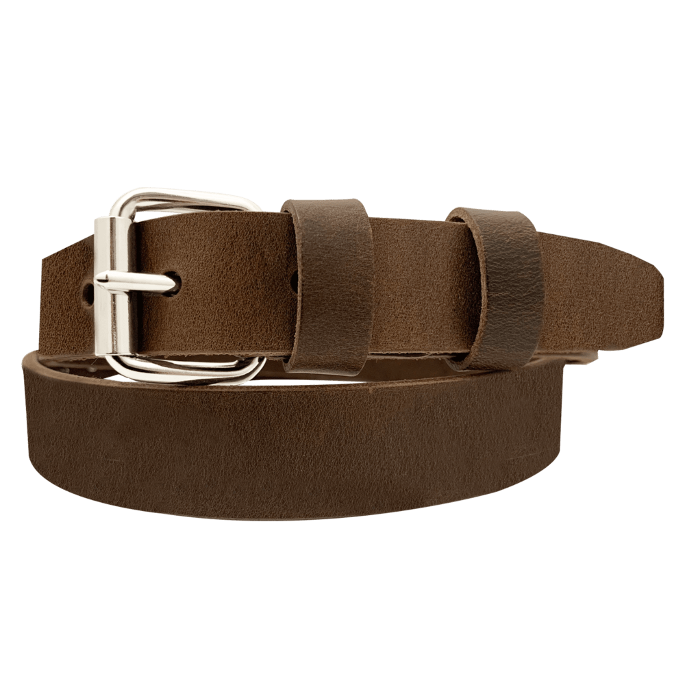 Leather Belt with inox buckle 3cm
