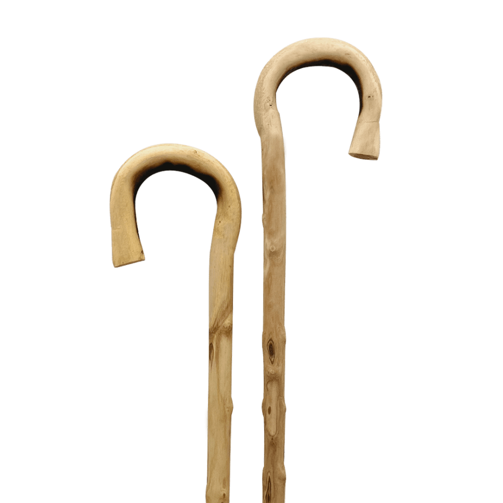 Χειροποίητη Μαγκούρα από φυσικό ξύλο Αγριελιάς 100-110εκ.